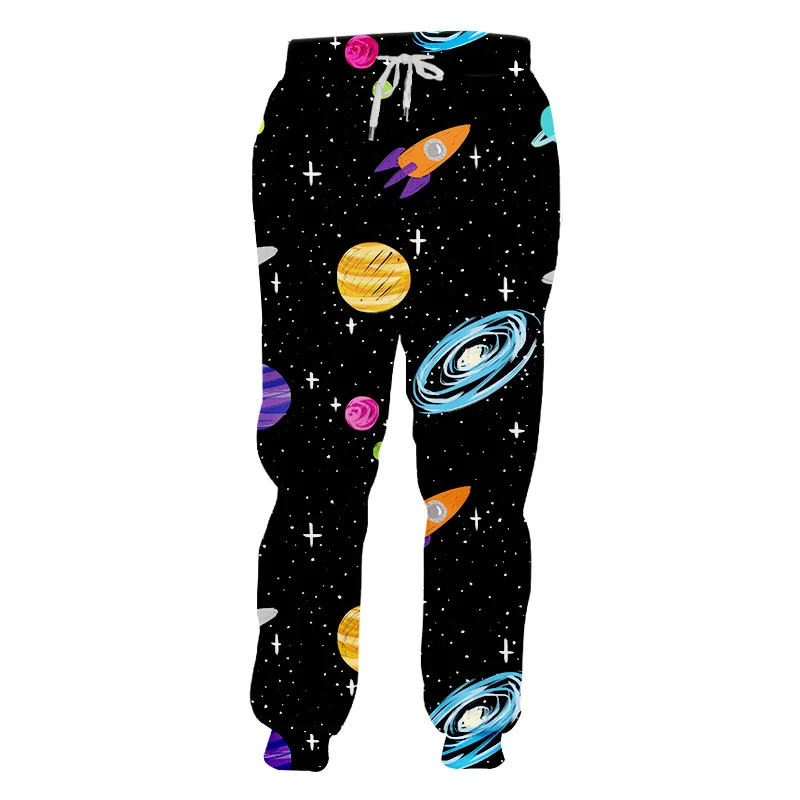 Джоггеры Galaxy с 3d принтом НЛО для мужчин и женщин повседневные уличные брюки в