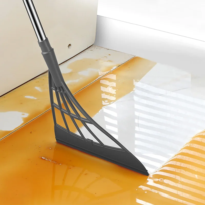 

Magic Rubber Broom Hand Push Floor Cleaning Broom Wiper For Floor Sweeping Cleaning Brushes Pet Hair Dust Brooms Home Supplies