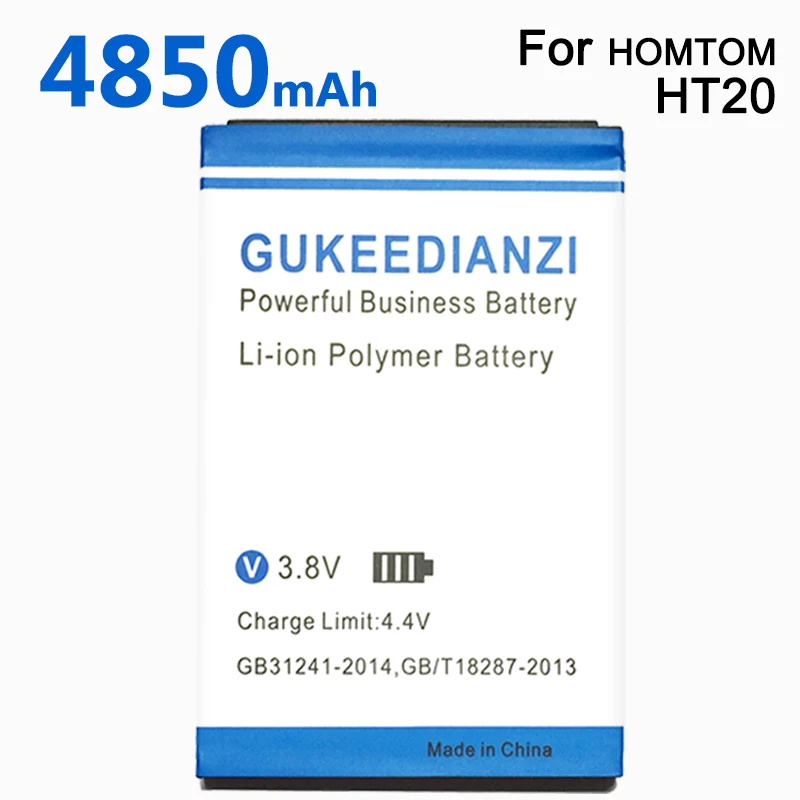 4850 мАч Высокая емкость батареи для HOMTOM HT20/HT20 Pro запасные батареи для сотового телефона