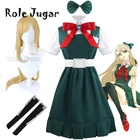 Женский костюм для косплея, аниме данганронпа, отчаяние, Соня нетразумная, Хэллоуин, школьная форма и парик, C95C14