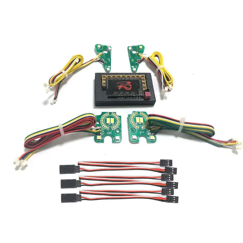 

RC Car Front Rear LED Lights Lamp Group for 1/10 RC Crawler Traxxas TRX4 Defender