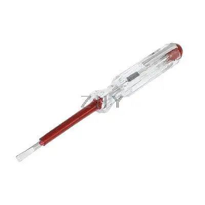 Прозрачная белая синяя пластиковая ручка щелевой бит 100-500 В измеритель