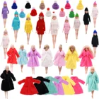 Зимняя шапка, одежда для Барби, аксессуары для Барби, подходит для кукол Барби 11,8 дюйма и шарнирных кукол Blythe 16, детская игрушка, платья