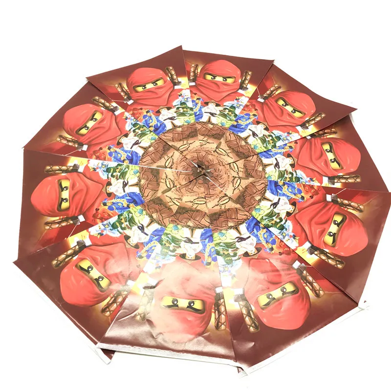 10 шт. ниндзя бумажные тематические Флаги дети пользу День рождения украшения 2 5 м