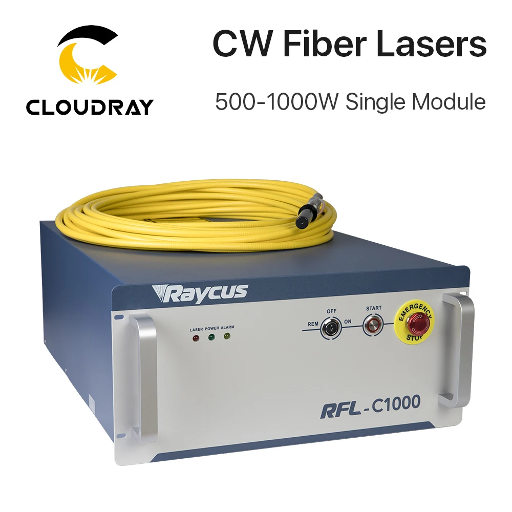 Raycus 500-1000 Вт одиночный модуль CW волоконные лазеры серии 1064nm для волоконной резки RFL-C500 RFL-C1000
