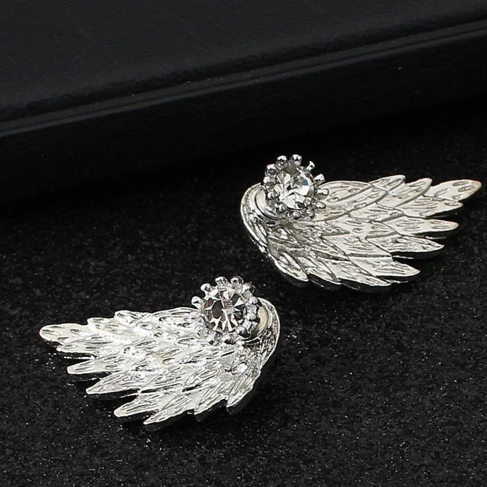 Женские винтажные серьги-гвоздики с крыльями ангела | Украшения и аксессуары