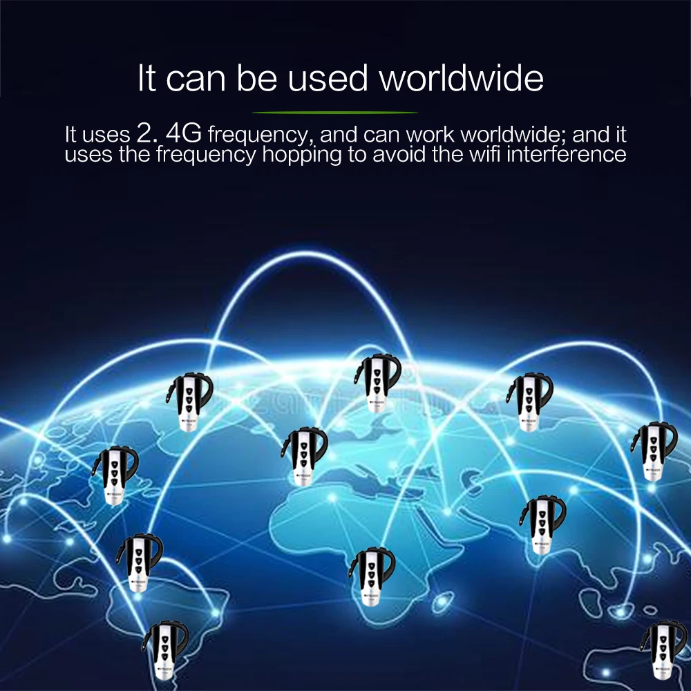 구매 Retekess-TT106 2.4G UHF 무선 투어 가이드 전송 시스템, 여행 회의, 교회, 번역, 공장 방문, 훈련용