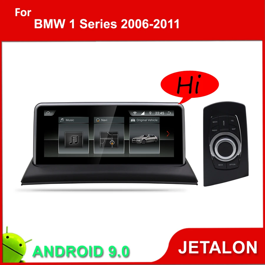 Автомобильный мультимедийный плеер JETALON для BMW 1 Series E81 E82 E87 E88 GPS Android 9 0 навигация