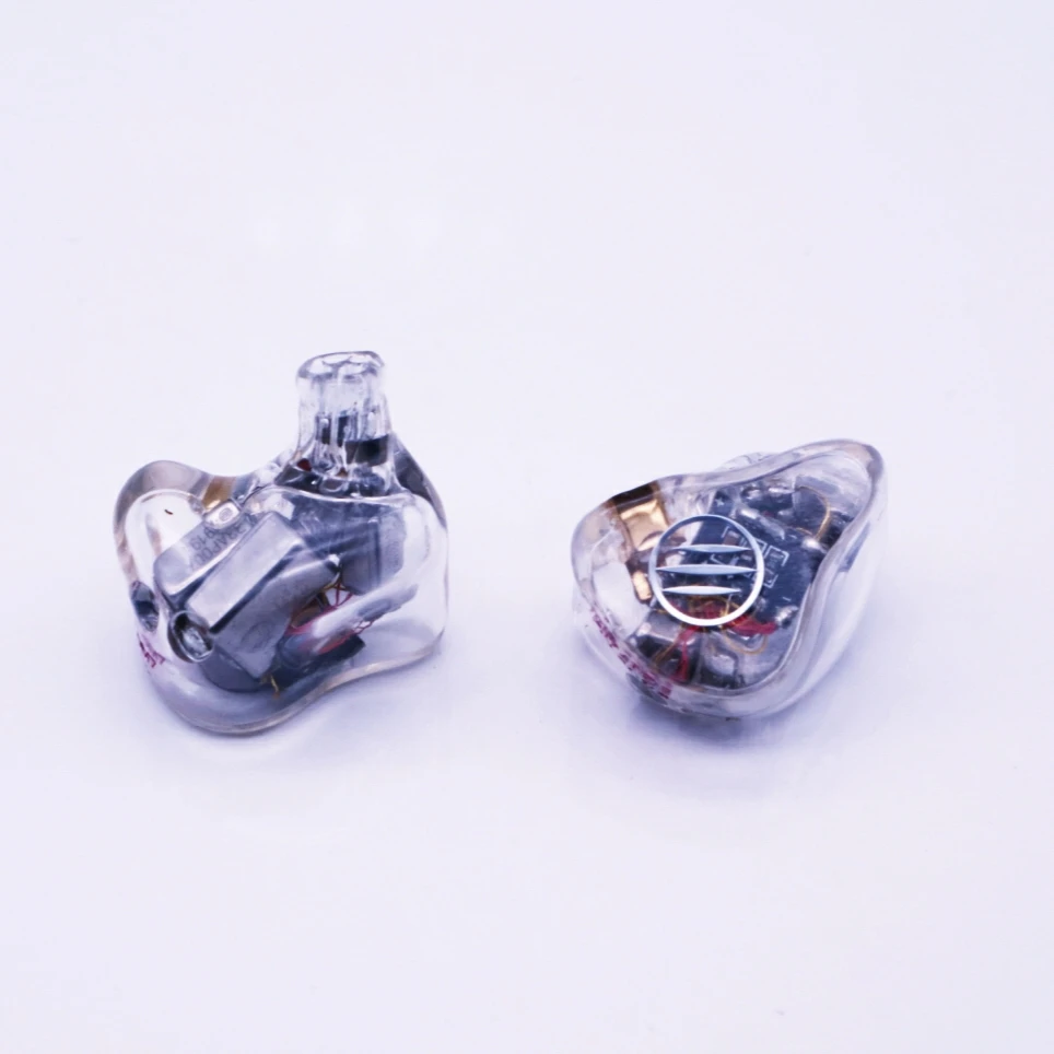 BGVP DM7 6 BA в ухо Мониторы HIFI наушники новые настроить IEM Ноулз sonion драйверы с подарком гарнитура с двумя кабелями - Цвет: clear
