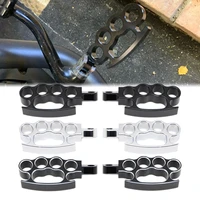 motorcycle foot pegs for harley davidson dyna sportster softail road glide motorbike footrest pedal pad male peg mount