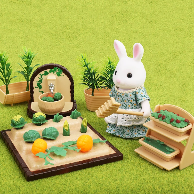 

1:12 Simulation Forest Animal Family Miniature Furniture Toy Doll Children Baby Room Game Toy Furniture Set Children's Gifts