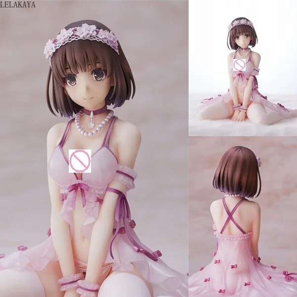 Аниме экшн фигурка саэнаи героин No Sodatekata Сидящая Katou Megumi Пижама Kasumigaoka Utaha