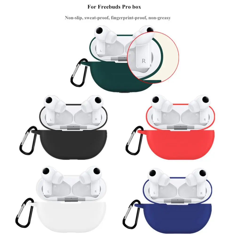 

Headphone Earphone Cover Case For Huawei Freebuds Pro Bluetooth Protective Water-proof Silicone Shocks For Huawei New Case Set