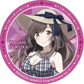 THE IDOLM@ STER аниме Idolmaster Блестящий цветной игровой значок Mano Mamimi Kiriko Yukoku Yuika Hiori Kogane металлический значок брошь на булавке - Окраска металла: 04 Kogane Tsukioka
