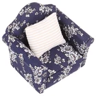 Кукольный домик Миниатюрный 1:12, кукольная мебель для гостиной, диванная кушетка с подушкой