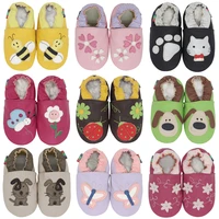 carozoo new sheepskin leather soft sole baby shoes toddler slippers up to 4 years newborn