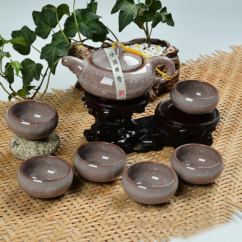 CJ258 High Quality 7 pcs/lot China Dehua Colorful ceramic cup Binglie tea Beautiful Environmental protection | Дом и сад