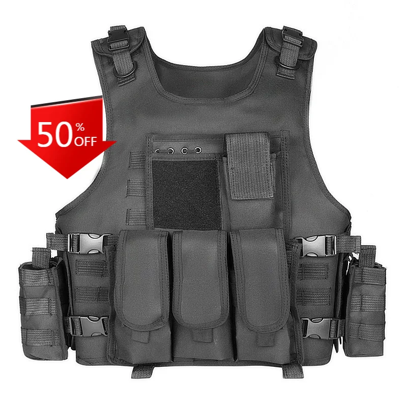 

Hunting Vest Molle Airsoft Vest Tactical Vest Plate Carrier Swat Fishing CS Game Outdoor Military Army Armor Police Vest