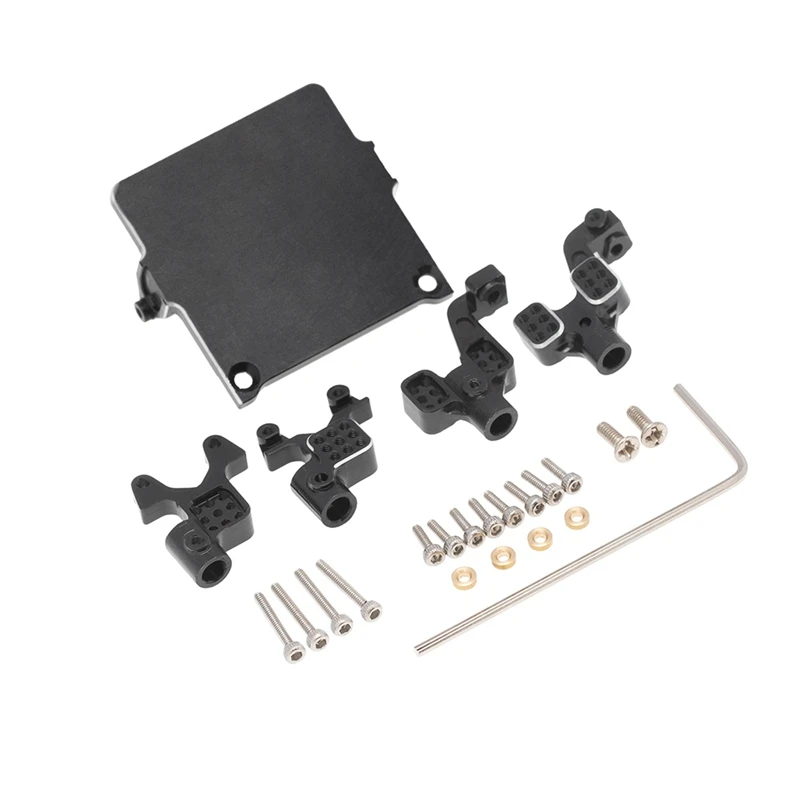 

Metal Front & Rear Adjustable Shock Damper Towers Mount Upgrade Accessories for 1/24 RC Crawler Axial SCX24 90081 Parts