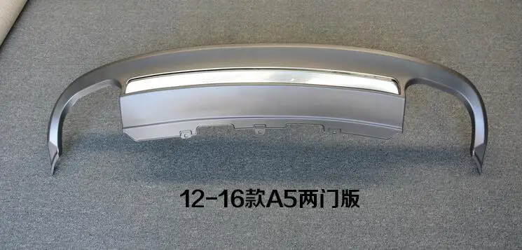 4 OutleABS автомобиля задний багажник спойлер заднего бампера Диффузор с выхлопные