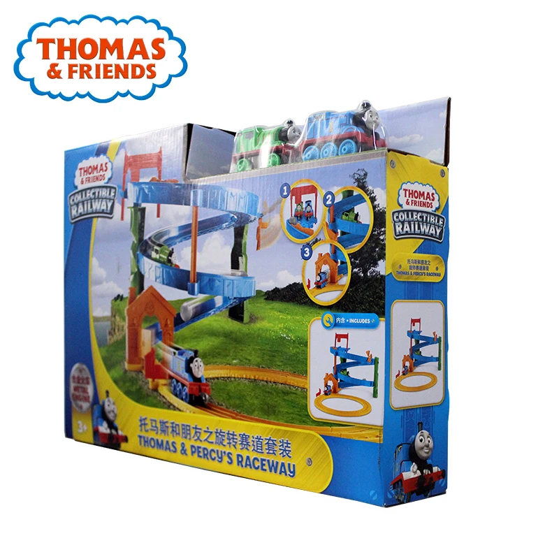 Классический Железнодорожный трек Thomas & Friends строительные игрушки для обучения и