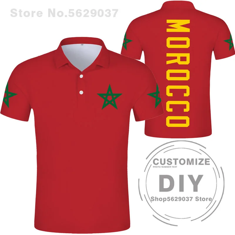 Марокко Поло рубашка собственными руками Сделай Сам Бесплатная изготовление под