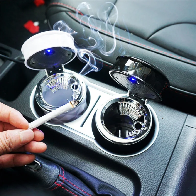 Портативный автомобильный бездымный поднос для табака крутой Алмазный лица