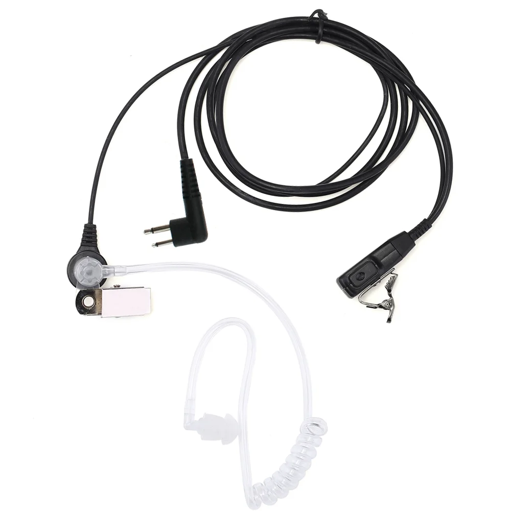 FBI Covert Acoustic Tube Headset Earpiece for Motorola Walkie Talkie CP040 CP140 CP200 GP300 XT180 XT420 XT460 FT-65R