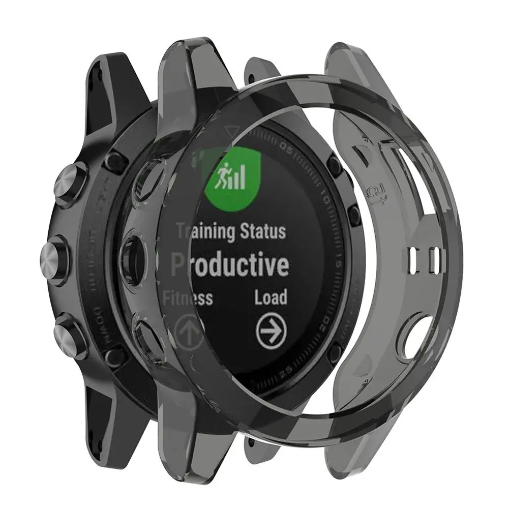 Ultra-thin Soft TPU Protector Case Cover Protective Shell For Garmin Fenix 5 Smart Watch Anti-fall Silicone Cases | Электроника