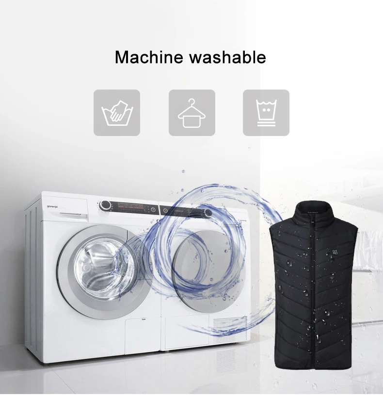 Унисекс куртки с подогревом без рукавов Мужская зимняя теплая куртка Флисовая