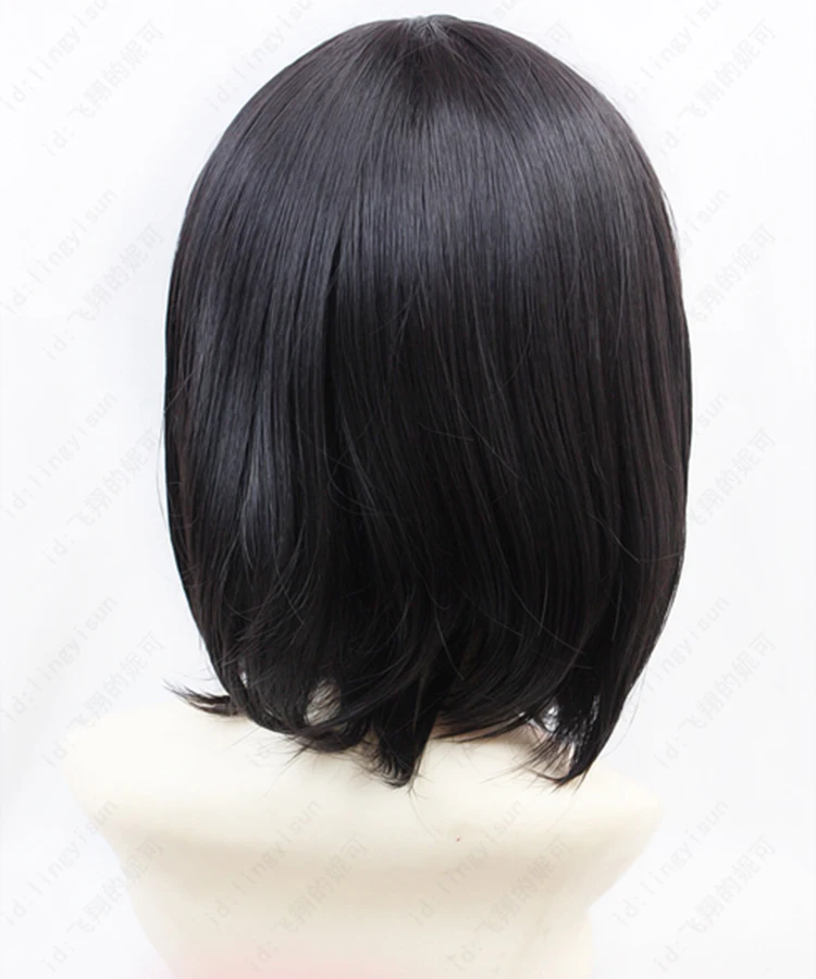 Парик для косплея Mikasa Ackerman из атаки на Титанов термостойкие синтетические волосы