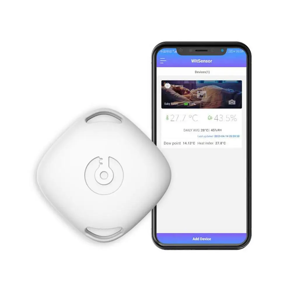 

Wireless Thermometer Bluetooth Hygrometer for Android / IOS