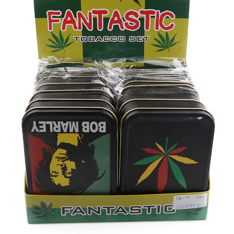 Жестяная коробка для сигарет 20 палочек табака увлажняющий Влагостойкий Чехол