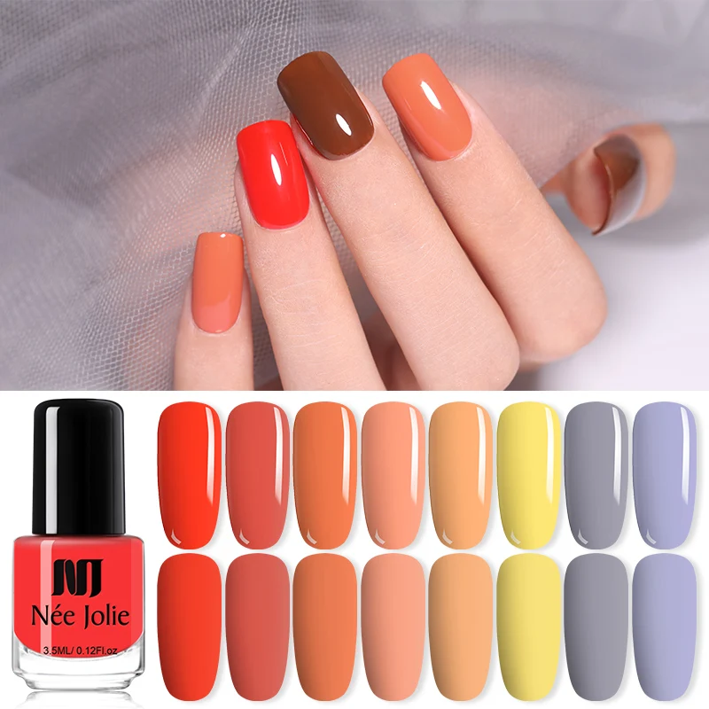 NEE JOLIE 3 5 мл матовый лак для ногтей цветной красный черный Стойкий тусклый покрытые лаком ногти|Лак ногтей| |