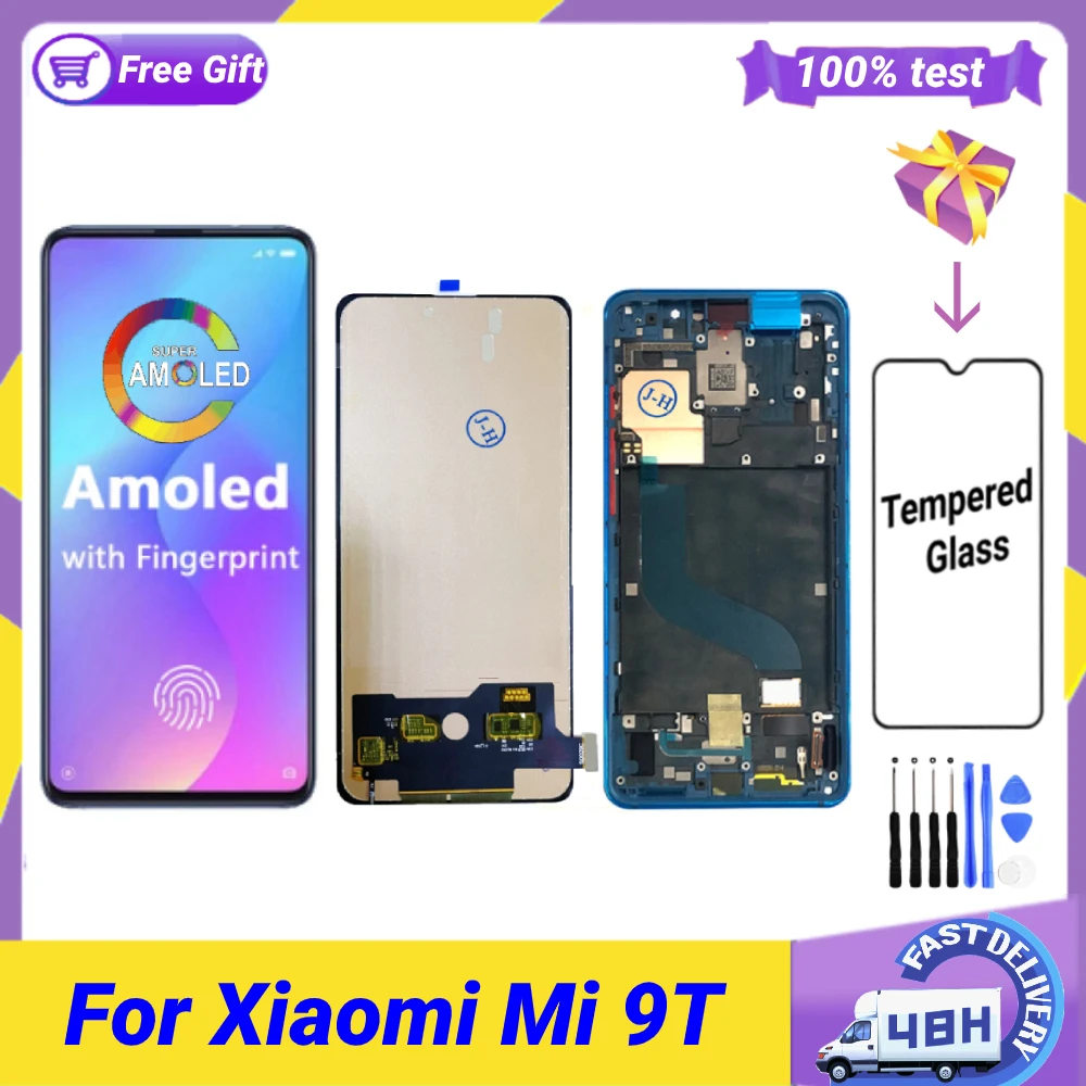 Оригинальный AMOLED 6 39 дюйма для Xiaomi Mi 9T Pro 9t Mi9t ЖК-дисплей Redmi K20 сенсорный экран