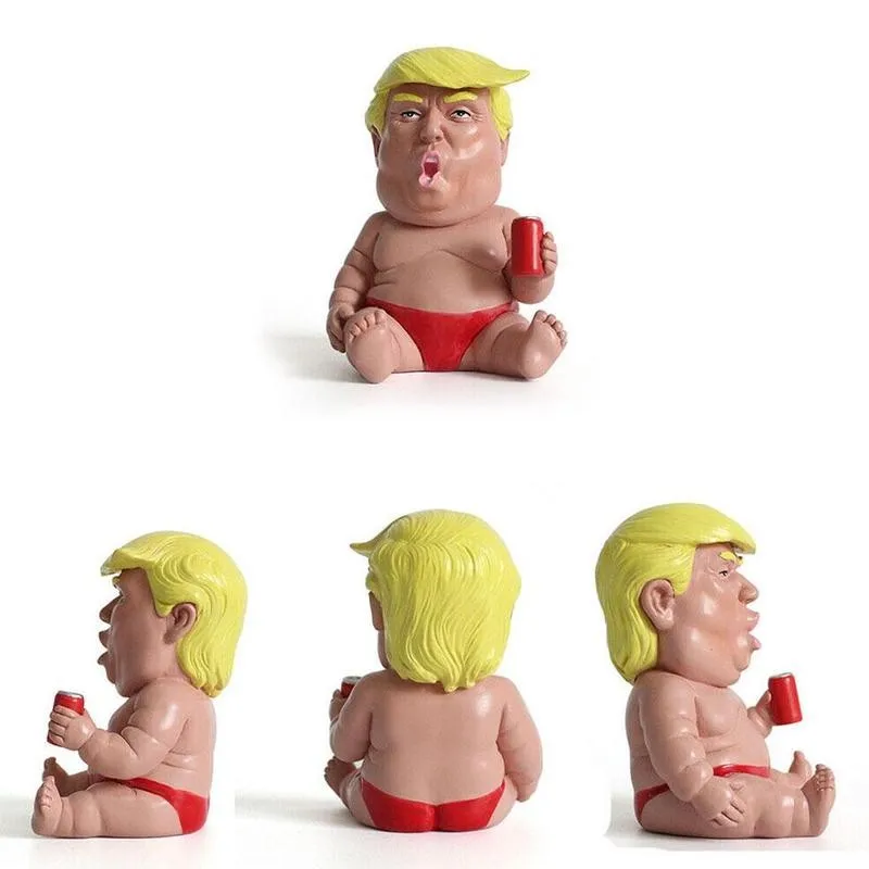 

Trump Dolls Figure Funny Resin Model Ornaments Trump Figure Collections Little Gifts Creative Statue Playful Bag 2021