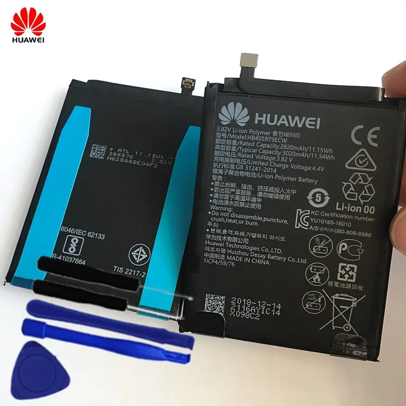3020 мА/ч, HB405979ECW Батарея для huawei Nova CAZ-AL10 может L01 L02 L12 Y5 p9 lite mini SLA-L02 L03 L22 L23+ Инструменты