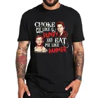 Футболка черного цвета с надписью Съешь меня