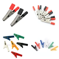 125pcs 55mm alligator clips electrical diy test leads alligator crocodile clips roach clip clamps test jumper wire