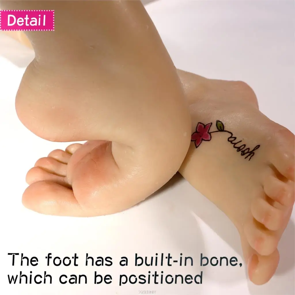 Платиновые силиконовые видимые кровеносные сосуды модель ноги Lifesize Женская 1:1