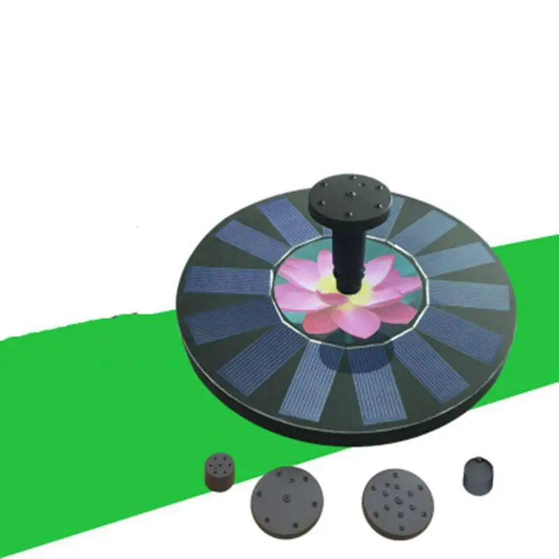 Плавающий Солнечный фонтан Lotus DC бесщеточный погружной насос для украшения