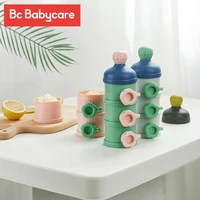 bc babycare free splicing baby milk powder formula dispenser stackable toddler milk powder formula container snack storage