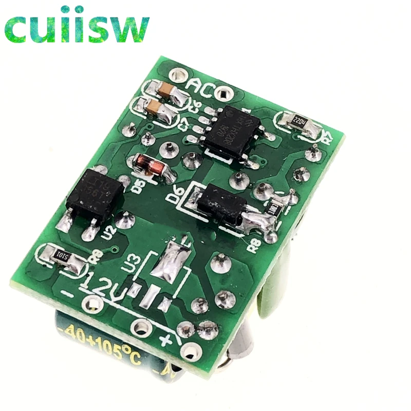 AC DC 12V 450mA 5W модуль понижающего преобразователя источника питания|buck converter|ac-dc 12vpower