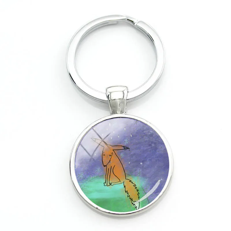 2020 новый брелок Prince Fox сказочный стеклянный купол на металлическая круглая сумка