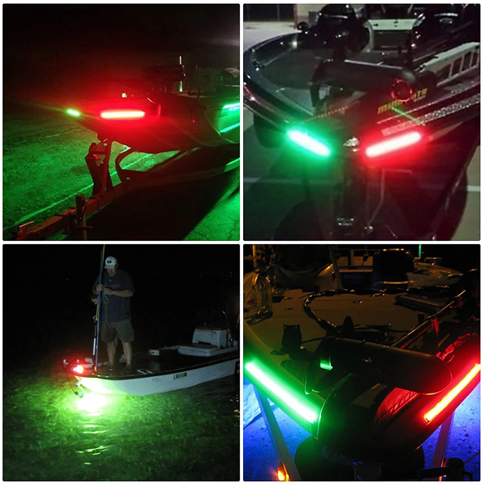 

LED Navigation Signal Light 12V Warning Waterproof Lamp Starboard Port Side Light For Marine Yacht Truck Trailer Van Lights