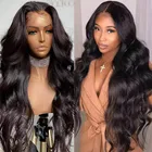 Парик из натуральных волос, без клея, 13x 4