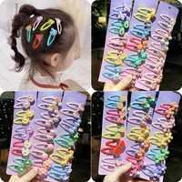 10pcsset new cute cartoon unicorn flower wrapped hair clips for girls sweet hairpin barrettes headband fashion hair accessories