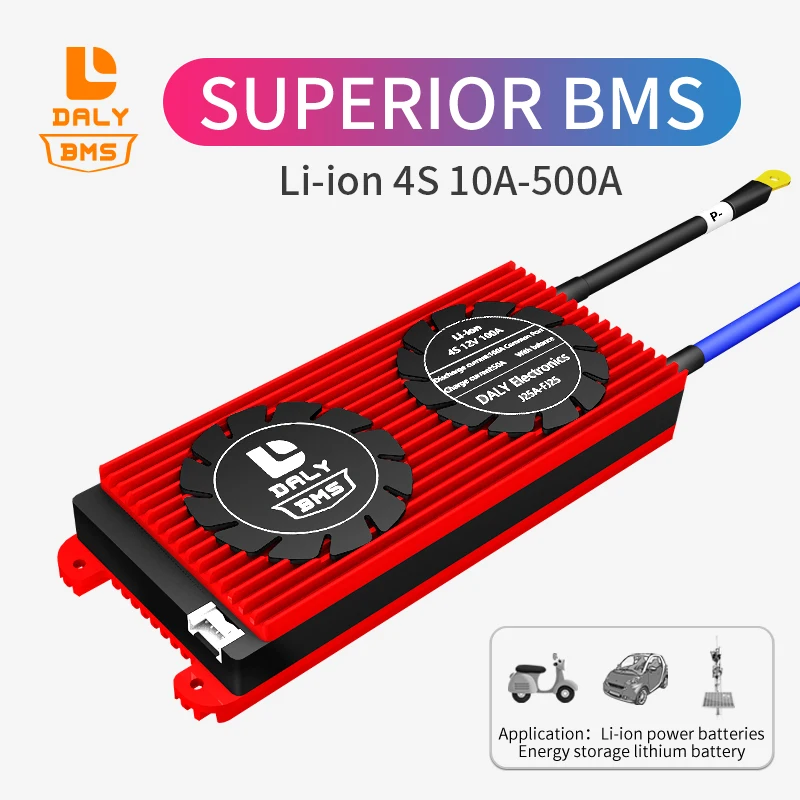 

BMS 18650 Lithium Battery Pack Li-ion 4s li ion 18650 Bms 12V 15A~250A Common Port with Balance for Solar Energy Battery bms