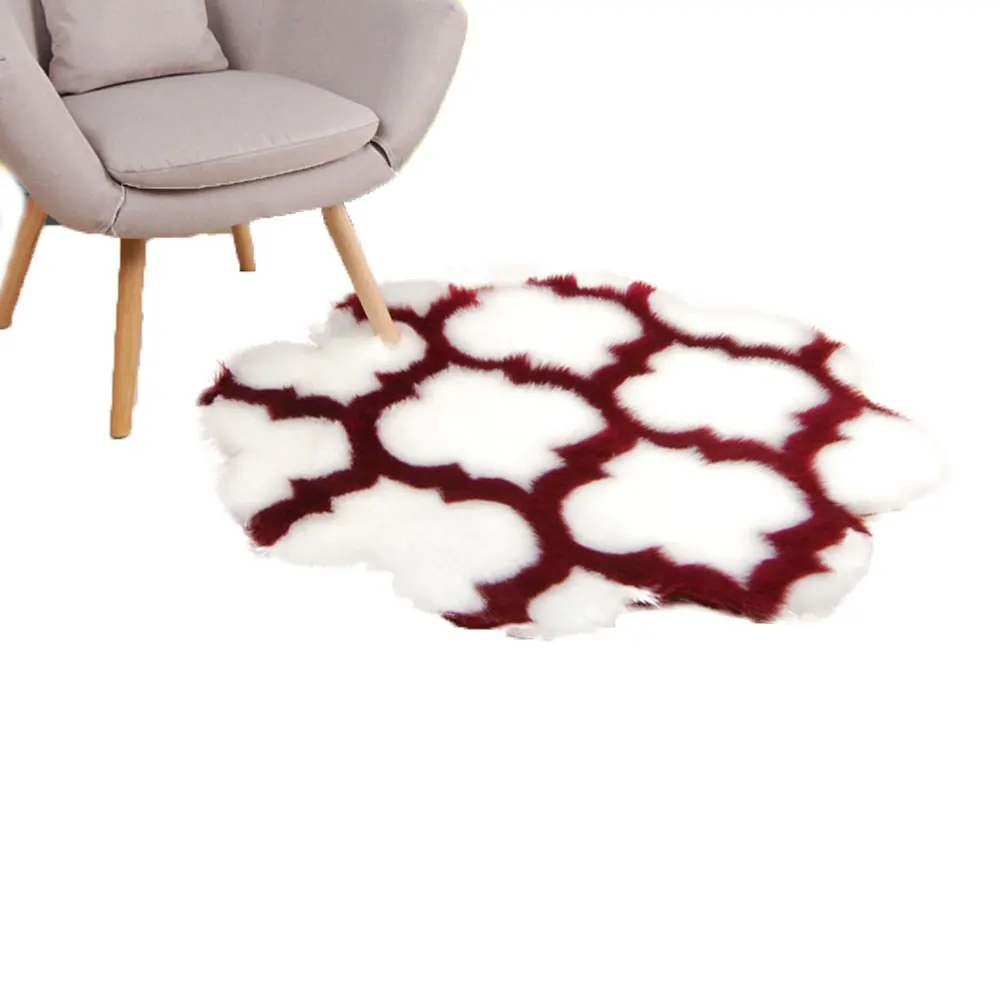 50 см Гостиная украшения Спальня Европейский сливы ковер плюшевые плавающее окно