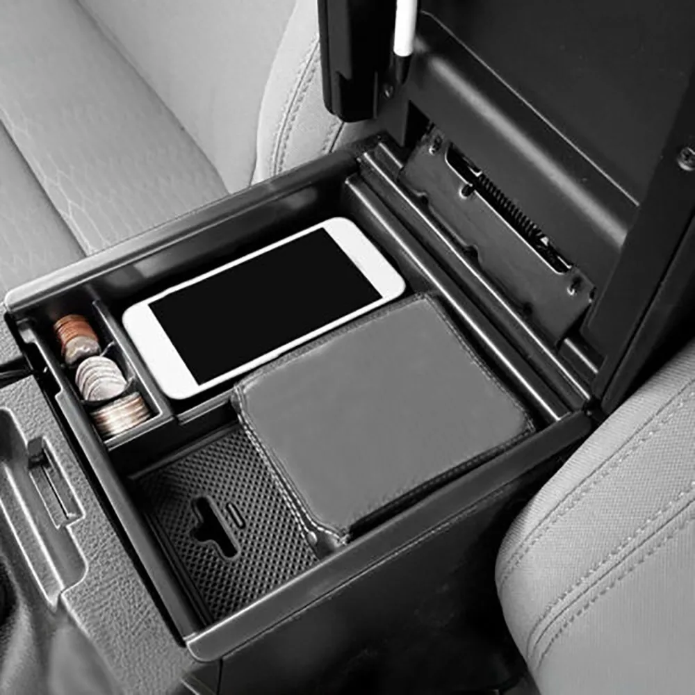 

7.76in X 7.68in X 1.57in Car Center Console ABS BOX Center Console Holder